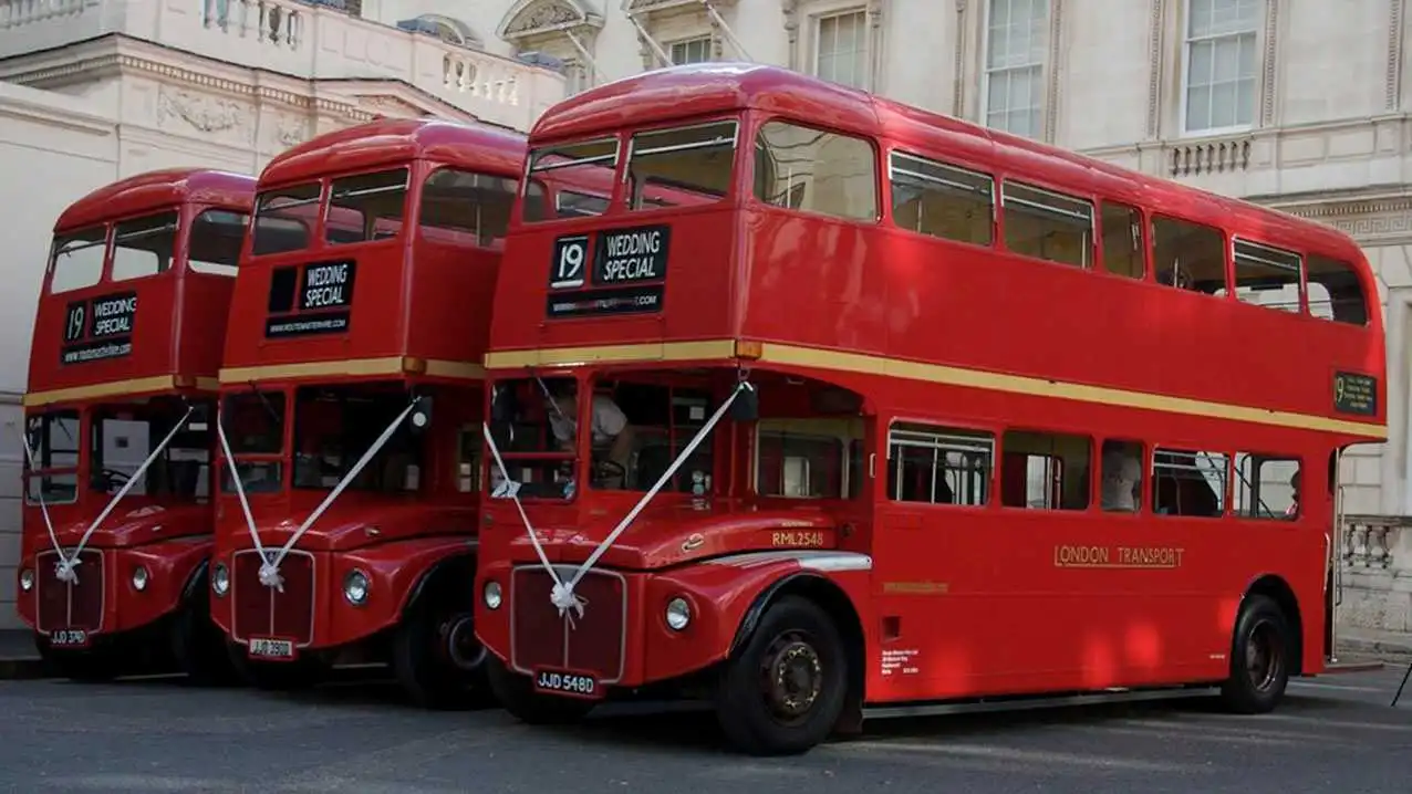 wedding bus